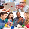 Plastic Playing Card Holder, Card Game, 4 Pieces Hands-Free Card
