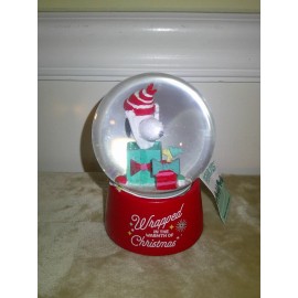 Kurt Adler and Peanuts Peanuts Snoopy Woodstock Musical Christmas Water Snow Globe Jingle Bells NEW