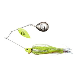 Savage Gear Da'Bush Spinnerbait #4 Yellow Silver Holo Flame