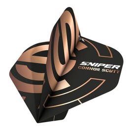 Mission Darts Mission Solo Dart Flight | No2 Standard Shape | V2 | 100 Micron, Connor Scutt, 1 Set of 3 Flights (F4211)