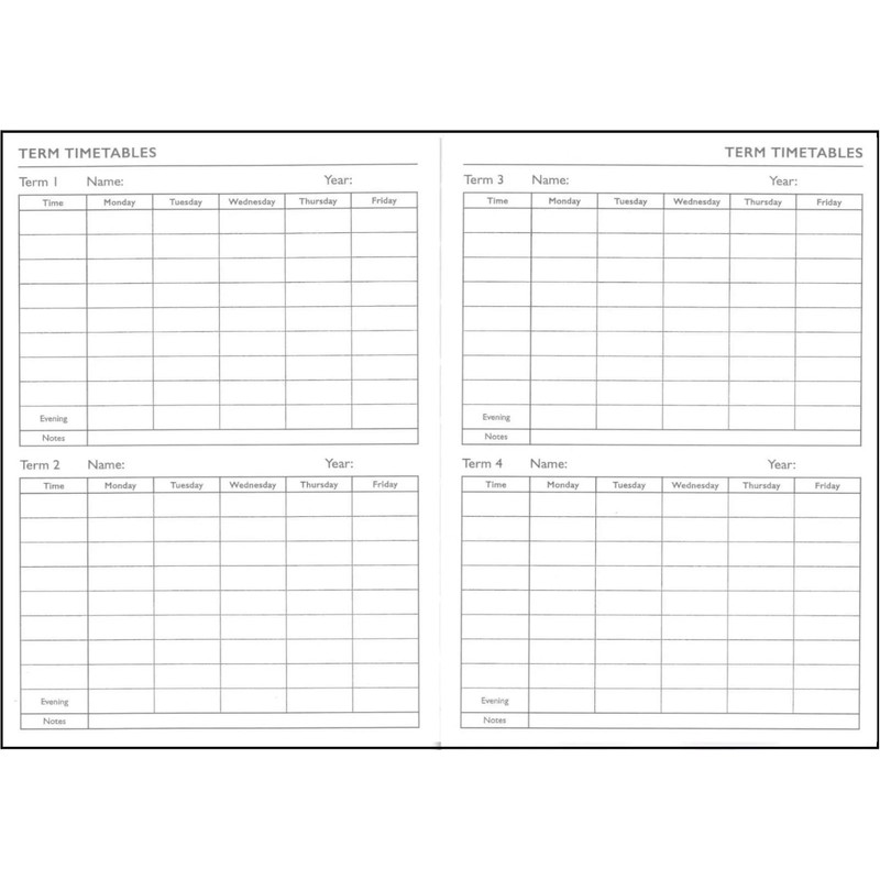 Shineone 2026-2027 Academic Diary Planner, A5 Hardback, Week to View,