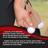 CADDYSACK Golf Ball Holder and Dispenser with Golf Towel, 2