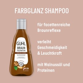 Guhl Braun Fascination Shampoo – Volume: 250 ml – Hair Type: Brunette, Brown