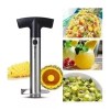 RIVERSOFY Exprimidor De Naranja Manual + Rebanador Para Piña