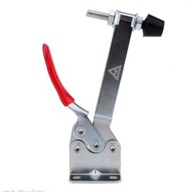 IMAGINE 4Pcs Hand Tool Toggle Clamp 201B 198lbs Antislip Red Horizontal Clamp Quick Release Tool (201B-Upgrade Longer Clamp)