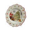 Ceramic Christmas Plate 26 cm Dolomite with Santa Claus Christmas