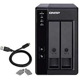 QNAP TR-002 2 Bay Desktop NAS Expansion - Optional Use as a Direct-Attached Storage Device