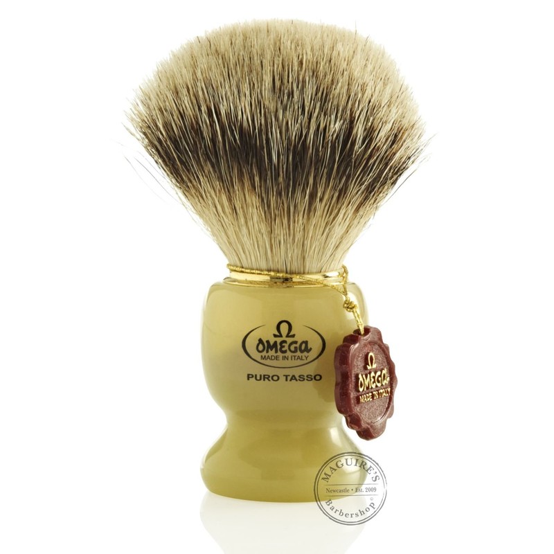 Omega 621 1st Grade Super Badger Hair Shaving Brush