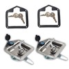 labwork 2 Trailer Door Latch T-Handle Lock Stainless Steel Keys