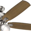 Hunter Amberlin Indoor Ceiling Fan with LED Light and Pull