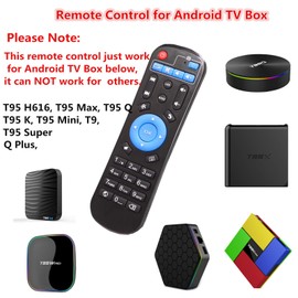 AEISVIK Original Replacement Remote Control Controller for Android TV Box T95 H616, T95 Max, T95 Q, T95 K, T95 Mini, T9, T95 Super, Q Plus
