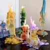 Candlestock Hippie Drippy Drip Candles - Pack of 22 Dripping