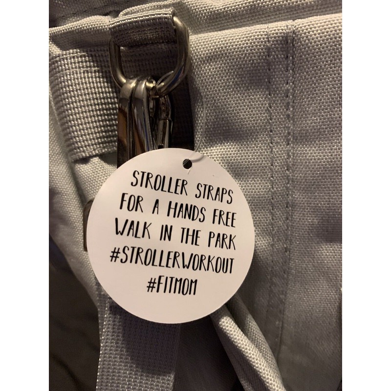 Amilliardi diaper bag backpack.Light Grey. Five Insulated Pockets.Stroll