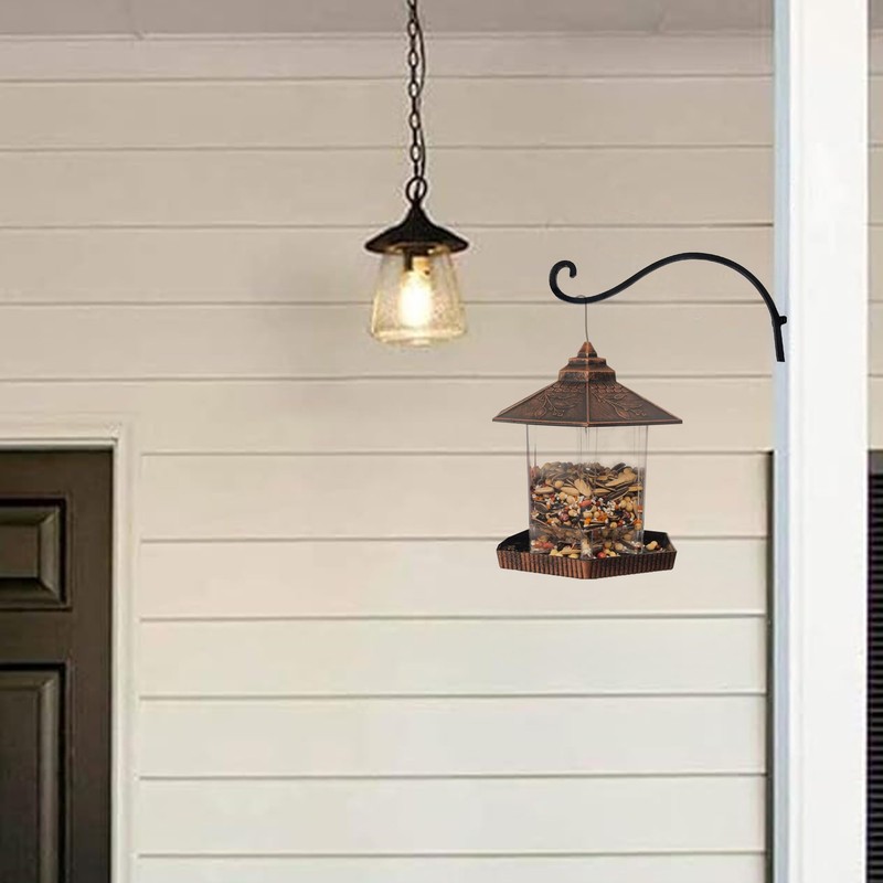 Hourleey 2 Pack Plant Hanger Outdoor, 12 Inch Heavy-Duty Hanging