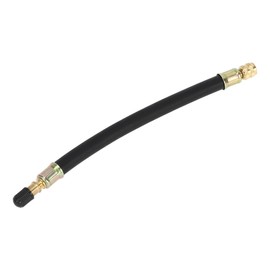 A ABSOPRO Tire Valve Stem Air Inflation Adaptor Durable 200mm Long Tire Valve Extension Rubber Black