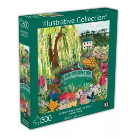 Ki Puzzles Rompecabezas Cuadrado Jardin Floral James 500 Pz Ki Puzzles
