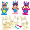 Baker Ross Easter Bunny Wooden Picture Frame Craft Set -