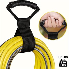 YERGOFE 130lbs Cord Holder Storage Straps - 4 Pcs - Storage Wrap Holder Extension Hook and Loop Cord Hose Organizer Strap with Carrying Handle