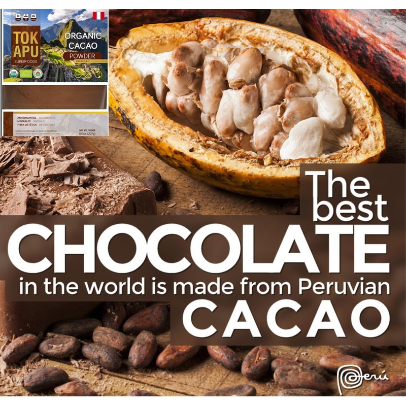 Organic Cacao Powder – 100% Pure, Product Imported from Peru.