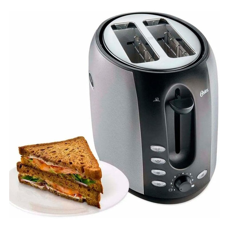 Oster 2-Slice Toaster with Extra Wide Slots, Bagel Toaster for