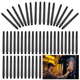 Huahao 200 pieces plastic darts shaft, 2BA short darts accessories shafts for soft steel dart tips