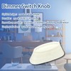 6pcs Dimmer Switch Knobs, Replacement Universal Dimmer Knob for Ceiling