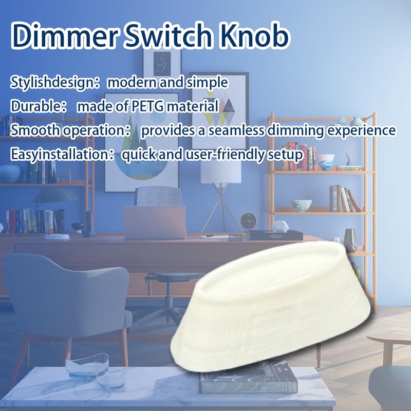 6pcs Dimmer Switch Knobs, Replacement Universal Dimmer Knob for Ceiling
