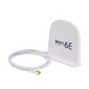 Bingfu WiFi 6E Antenna Tri-Band 2.4GHz 5GHz 6GHz MIMO RP-SMA