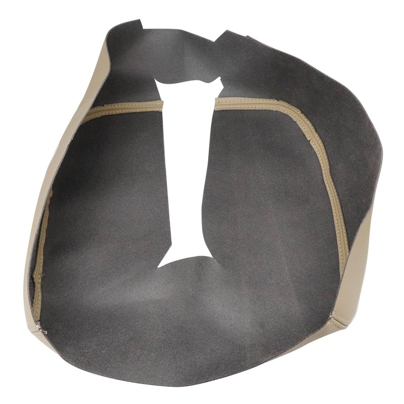 NLQR Leather Console Lid Armrest Cover Tan Compatible with Chevy