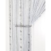 John Aird Dew Drop Beaded Chain String Curtain Panel (Silver)