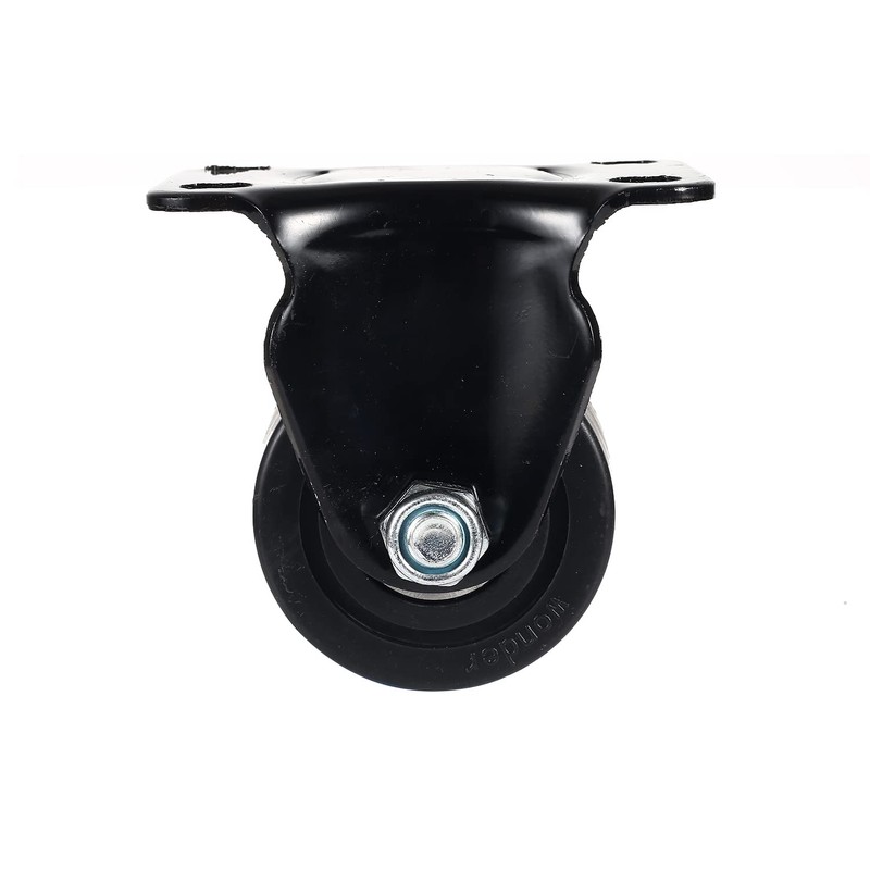 FactorDuty 2.5 inch Heavy Duty Polyurethane Caster Wheels Rigid Fixed