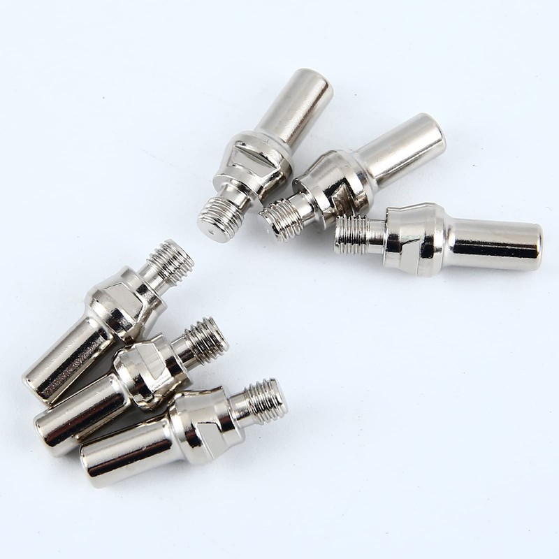 CZlewan 45pcs Electrode Shield Cap Flat Tip Stand Off Fit