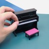 ibasenice 1 Set Mini Furniture Ornament Mini House Plastic Piano