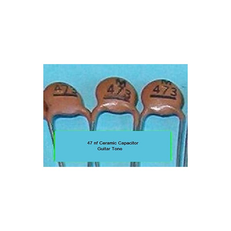 47NF 0.047uf 50V (3 Pcs) Guitar Tone Capacitor Great Sound!