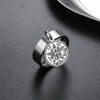 Tetragrammaton Pentagram Ring for Men Women Stainless Steel Sacred Geometry