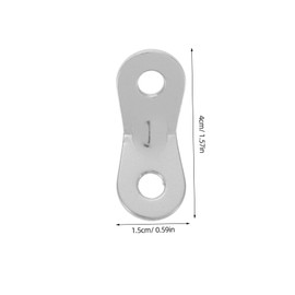 Outanaya Tent Accessories Round Tent Guy Line Rope Tensioner Aluminum Canopy Rope Buckle for Outdoor Use