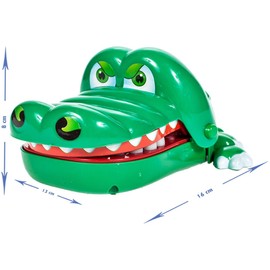 HUKITECH Crocodile Dentist Crocodile Game Skill Game Action Game Party Game Dentist Reflex Game Board Game Family Game