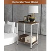 Tigerden 2 Tier Side Table, Heavy Duty End Table with