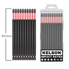KELSON Impact Rated PZ3 Screwdriver Bits, 150mm Length, S2 Steel,