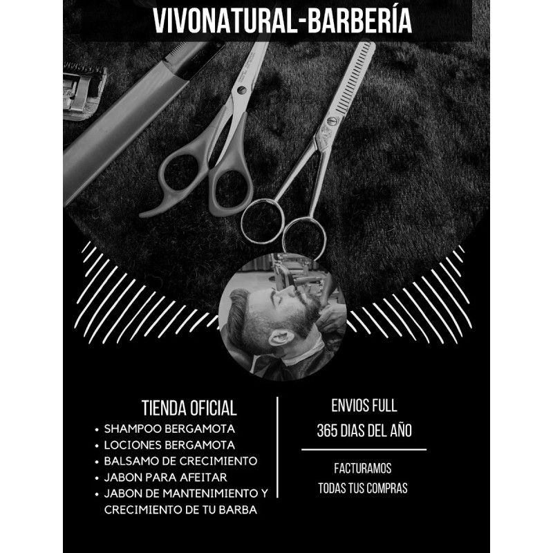 VIVONATURAL Aceite Para Crecimiento De Barba Y Bigote Barba Dura