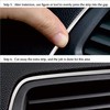 Mr.Brighton LED 25ft (7.6m) Chrome Silver Car Interior Decorative Molding