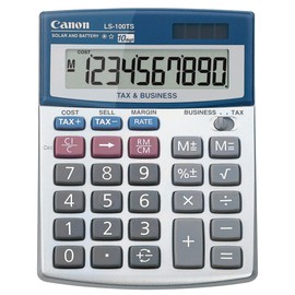 Canon LS-100TS Desktop Calculator, Grey