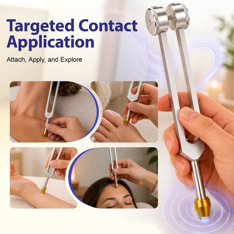 128Hz Weighted Tuning Fork Sets for Relaxation, Meditation & Sound