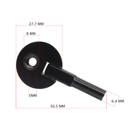 2 Pieces Black Sewing Machine Cabinet Hinges for Singer 15-30 +