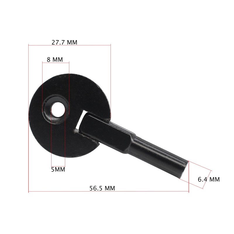 2 Pieces Black Sewing Machine Cabinet Hinges for Singer 15-30