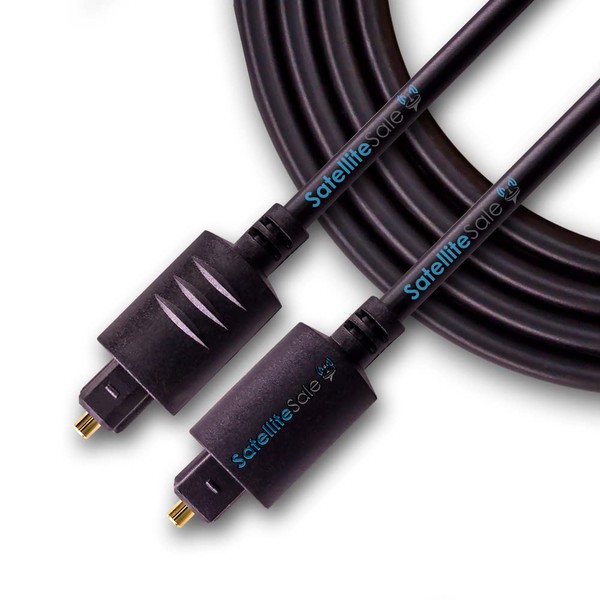 SatelliteSale Digital Toslink SPDIF Audio Optical Fiber Cable Universal Wire