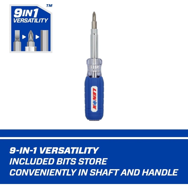 N/A LENOX 9-In-1 Multi-Bit Screwdriver LXHT68000