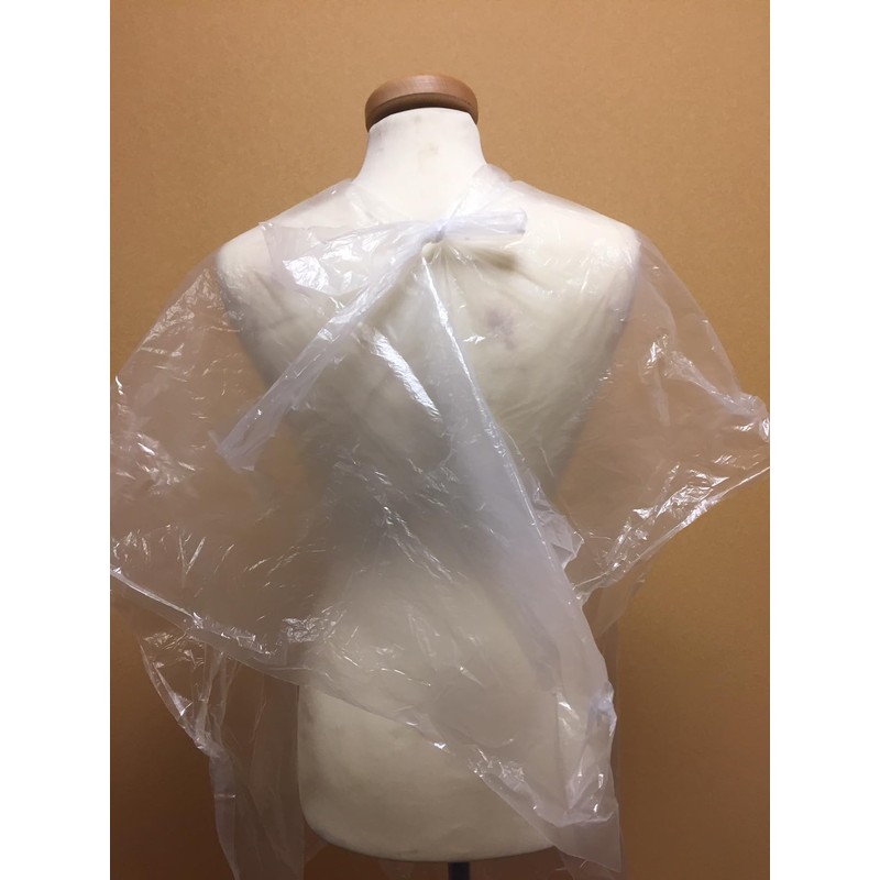 Enki Professional Disposable Gown/Apron/Large Cape for Salons, Hairdressers & Barbers