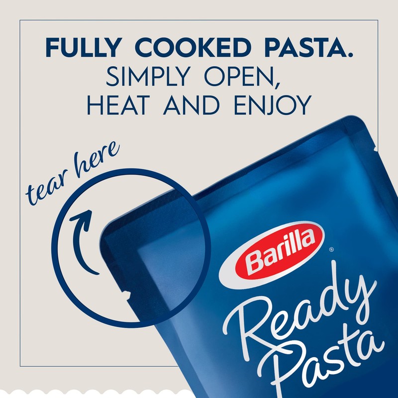 Barilla Ready Pasta, Rotini, 8.5 Ounce (Pack of 6)