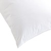 Cheer Collection White Pillowcase for L Shaped Pillow